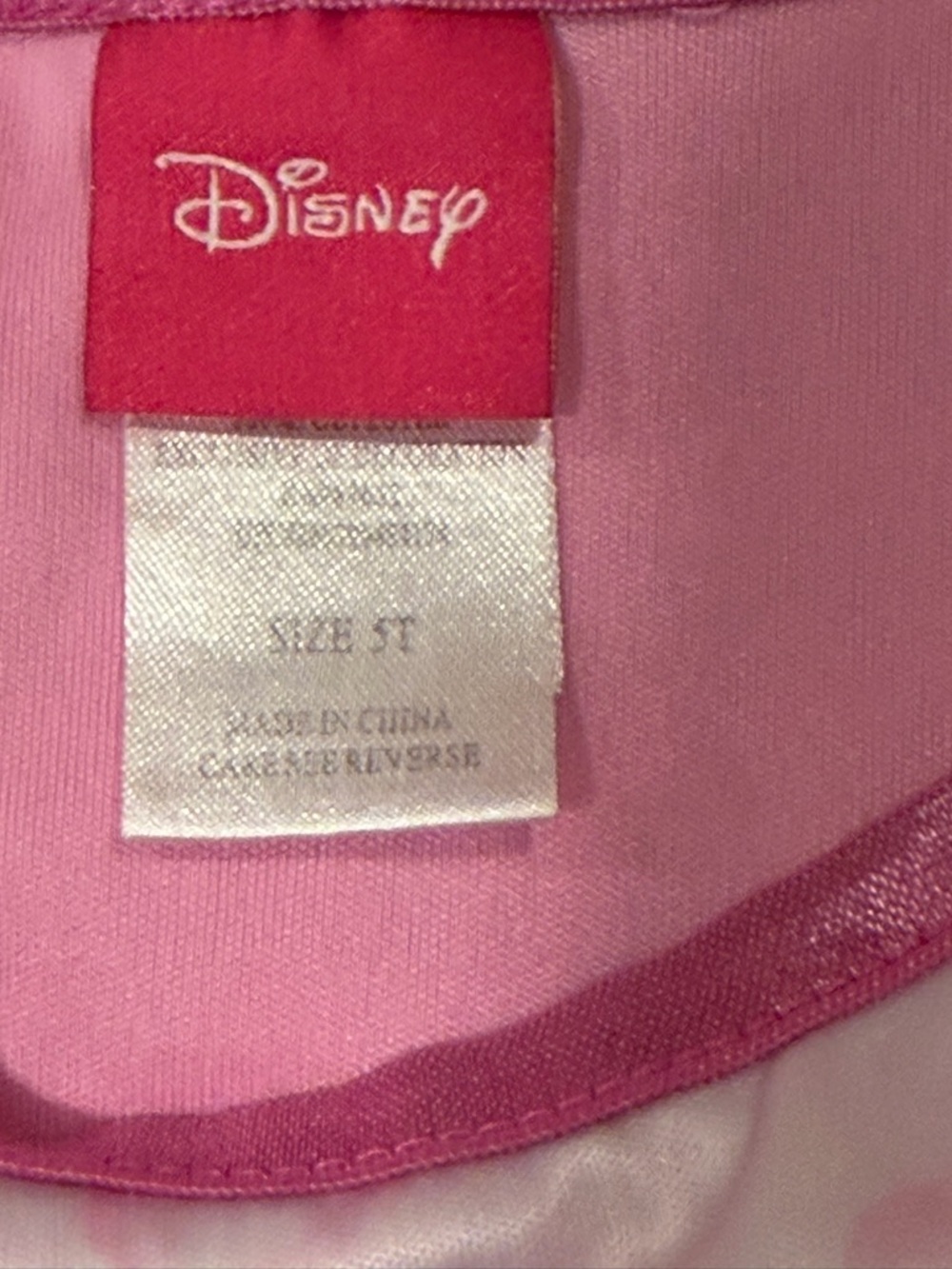 ⭐️ 6/$20. ⭐️ Disney Pink Minnie Mouse Nightgown size 5T - Picture 5 of 5